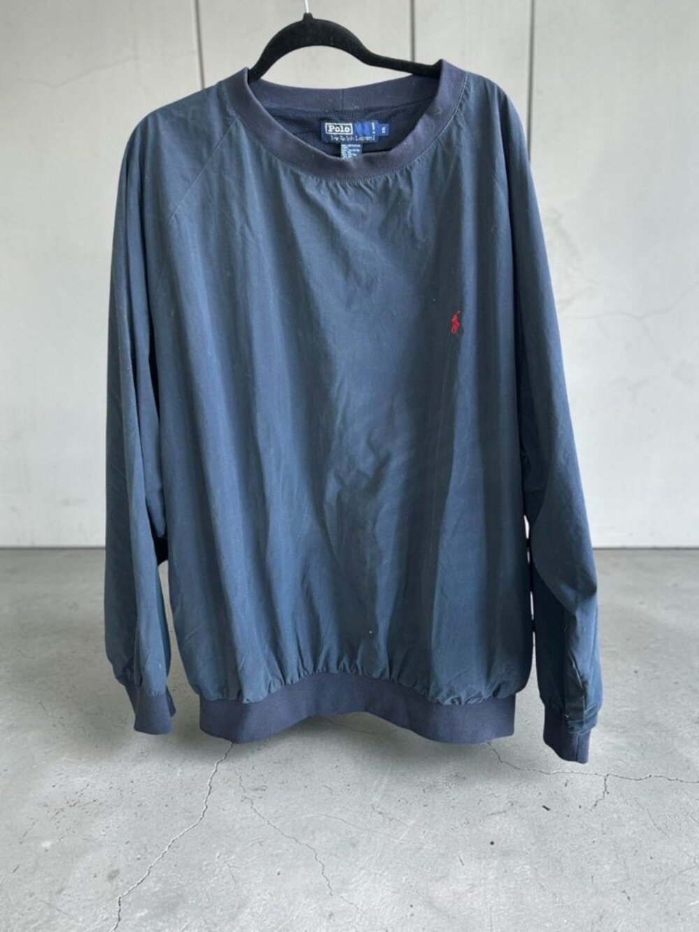 Polo by Ralph Lauren Men's Navy Blue Pullover Windbreaker Size XXL
